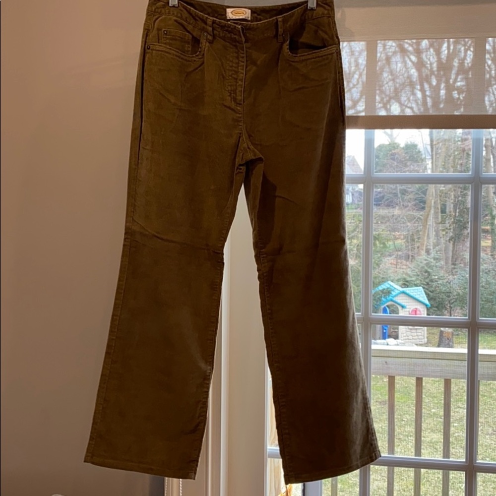 Talbots curdoroy wide leg pants